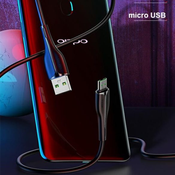 USAMS kábel U38 microUSB 4A gyors töltés OPPO 1m fehér SJ375USB02 (US-SJ375)