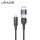 USAMS kábel fonott U31 USB-C/USB lightning 30W PD gyorstöltés fekete SJ404USB01 (US-SJ404)