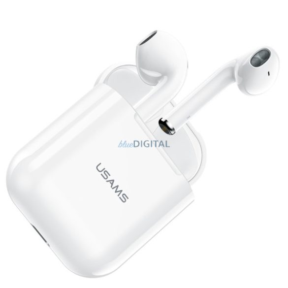 USAMS YA series TWS Bluetooth 5.0 vezeték nélküli fülhallgató - fehér