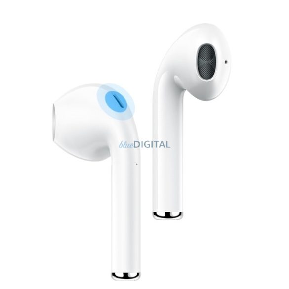 USAMS YA series TWS Bluetooth 5.0 vezeték nélküli fülhallgató - fehér