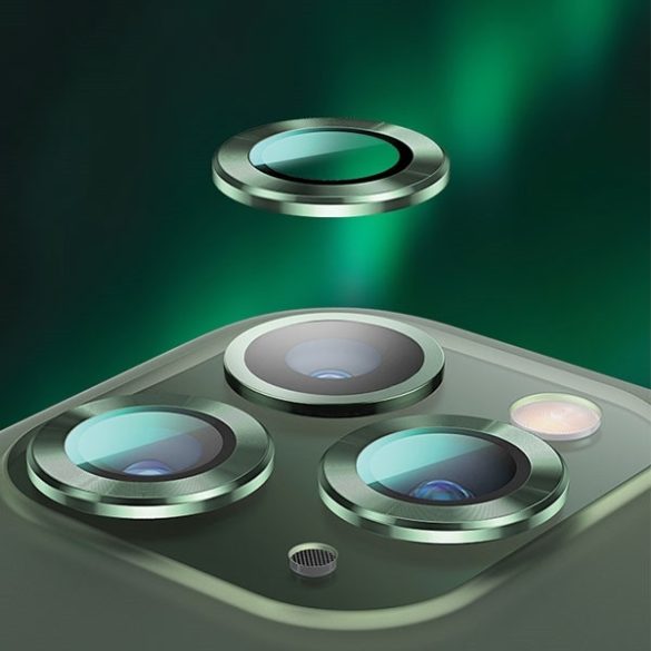 USAMS Camera Lens Glass kamera lencse védő üveg iPhone 11 Pro Max - szürke