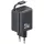 USAMS töltő, 1xUSB-C csatlakozóval, behúzható USB-C kábellel, PD+QC 30 W-os GaN gyorstöltéssel, fekete