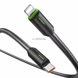   USAMS SJ735 YU Series Type-C - Lightning kábel 1m 30W - fekete