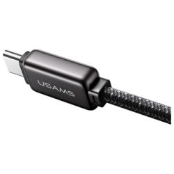  Usams SJ744USB02 Meteor Series Type-C - Type-C kábel 100W 120cm - fekete