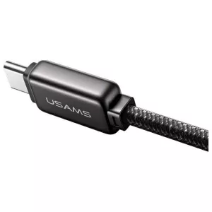 Usams SJ744USB02 Meteor Series Type-C - Type-C kábel 100W 120cm - fekete
