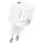 Fali töltő USAMS JC Series CC289 25 W GaN mini gyorstöltő USB-C, fehér