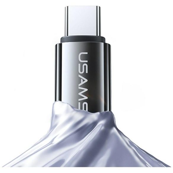 USAMS SJ750 Type-C - Type-C kábel 100W 1.2m - fekete