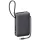 USAMS CD228 XR Series powerbank beépített Type-C és Lightning kábellel 10000mAh 20W - fekete