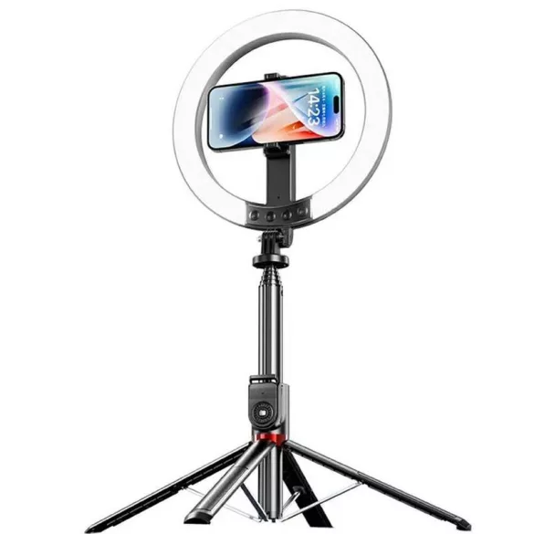 USAMS ZB323 telefonállvány körlámpával 1200mAh 2.3m - feket