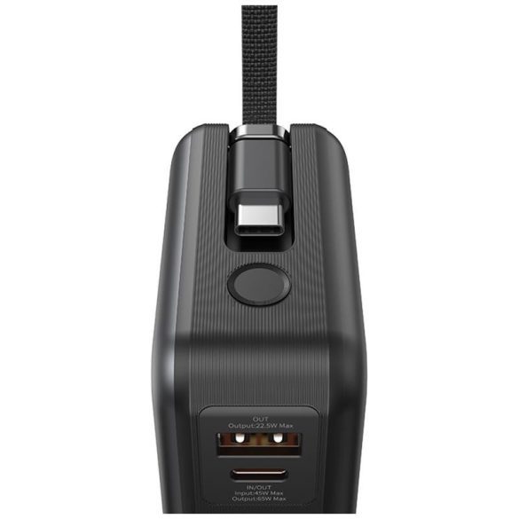 USAMS CD243 XH Series powerbank 20000mAh 65W - szürke