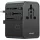 Utazó töltőadapter  USAMS CC310 3xUSB-C 70 W 4 az 1-ben US/AU/EU/UK fekete