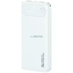 USAMS PB80 powerbank PD 20W 10000mAh - fehér