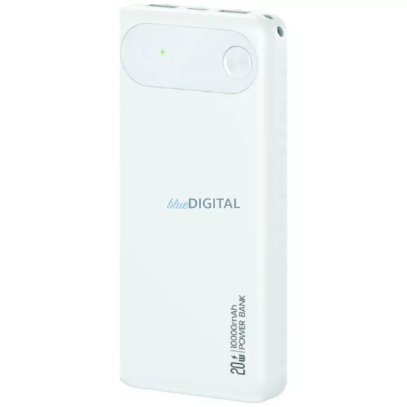 USAMS PB80 powerbank PD 20W 10000mAh - fehér
