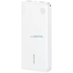 USAMS PB83 powerbank 2xUSB-A 1xUSB-C 10000mAh - fehér