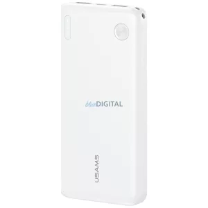 USAMS PB83 powerbank 2xUSB-A 1xUSB-C 10000mAh - fehér