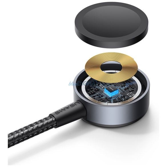 Kábel USAMS Huan sorozat SJ754 72W USB-C USB-C + USB-C + USB-C + vezeték nélküli óra töltő