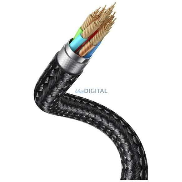 Kábel USAMS Huan sorozat SJ754 72W USB-C USB-C + USB-C + USB-C + vezeték nélküli óra töltő