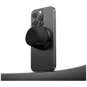 USAMS YX016 mágneses Bluetooth hangszóró - fekete