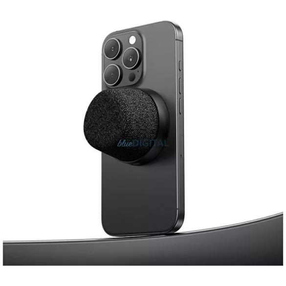 USAMS YX016 mágneses Bluetooth hangszóró - fekete
