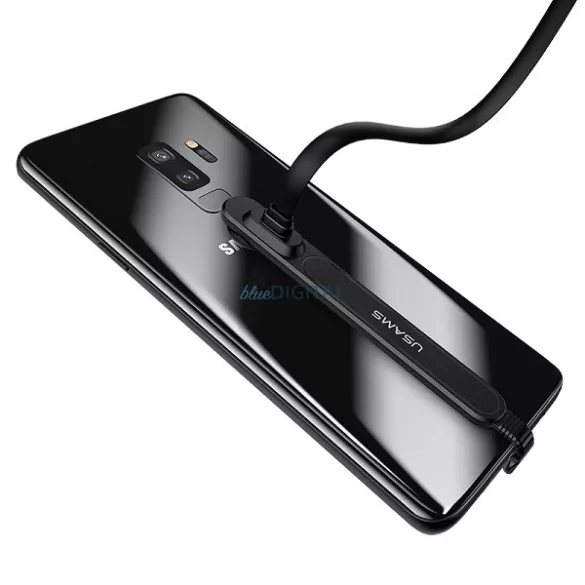 USAMS U9 gaming lapos USB-C kábel 1,5m (US-SJ236) - fekete