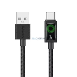 USAMS U92 kábel 18W USB-C - USB-A 1.2m - fekete