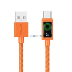 USAMS U92 kábel 18W USB-C - USB-A 1.2m - narancssárga