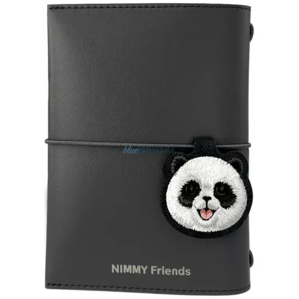 Nimmy New Big Eyed Cute Pets 2.0 Panda jegyzetfüzet + toll szett - fekete