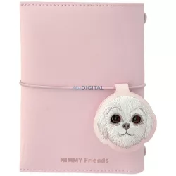   Nimmy New Big Eyed Cute Pets 2.0 Dog jegyzetfüzet + toll szett - rózsaszín