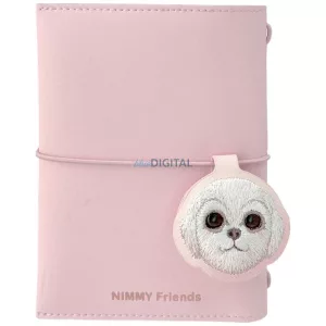 Nimmy New Big Eyed Cute Pets 2.0 Dog jegyzetfüzet + toll szett - rózsaszín