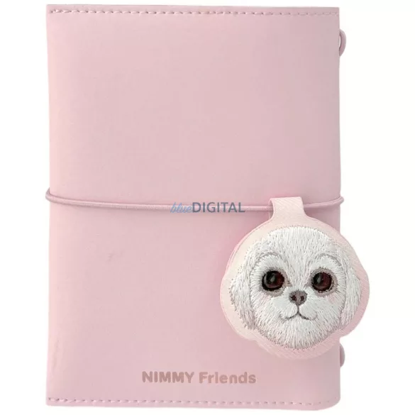 Nimmy New Big Eyed Cute Pets 2.0 Dog jegyzetfüzet + toll szett - rózsaszín