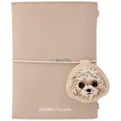   Nimmy New Big Eyed Cute Pets 2.0 Dog jegyzetfüzet + toll szett - barna