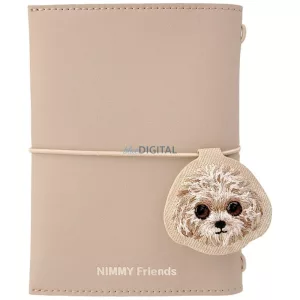 Nimmy New Big Eyed Cute Pets 2.0 Dog jegyzetfüzet + toll szett - barna