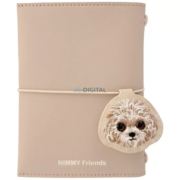Nimmy New Big Eyed Cute Pets 2.0 Dog jegyzetfüzet + toll szett - barna