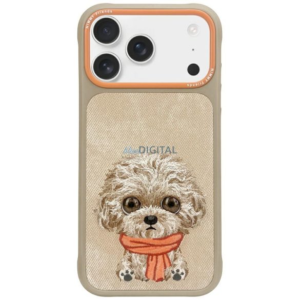 Nimmy Big Eyed Pet 2.0 Dog tok iPhone 17 - bézs