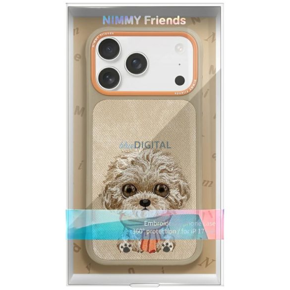 Nimmy Big Eyed Pet 2.0 Dog tok iPhone 17 - bézs