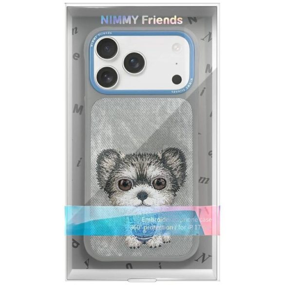 Nimmy Big Eyed Pet 2.0 Dog tok iPhone 17 - szürke