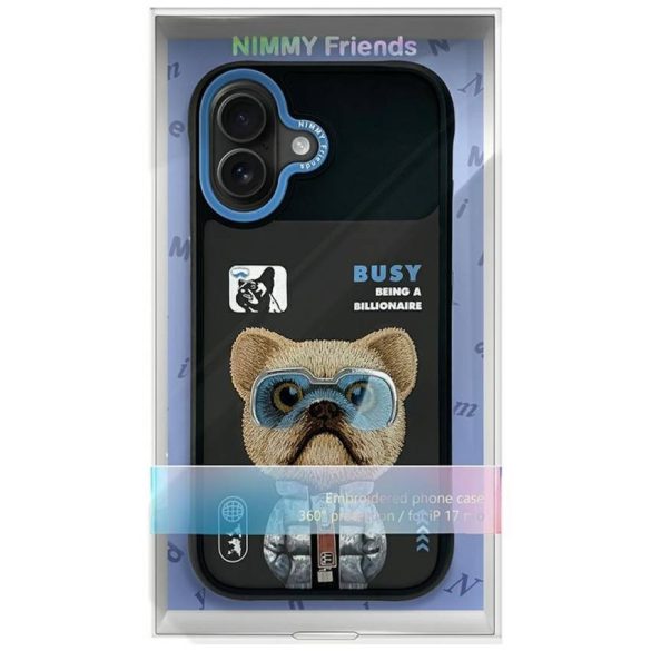 Nimmy Cool&Cute 2.0 kutya tok iPhone 17 fekete
