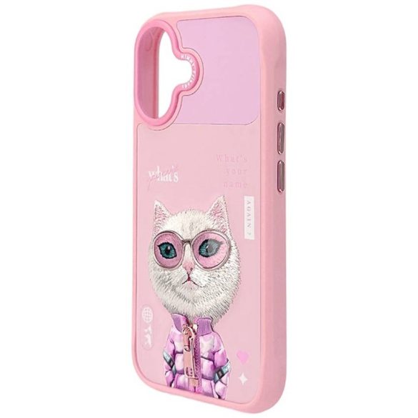 Nimmy Cool&Cute 2.0 Macska tok iPhone 17 rózsaszínhez