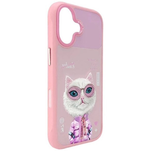 Nimmy Cool&Cute 2.0 Macska tok iPhone 17 rózsaszínhez