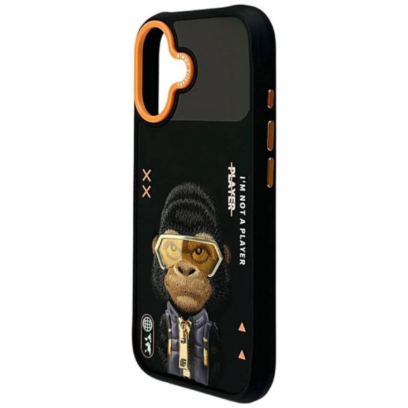 Nimmy Cool&Cute 2.0 Gorilla tok iPhone 17-hez fekete