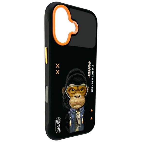 Nimmy Cool&Cute 2.0 Gorilla tok iPhone 17-hez fekete