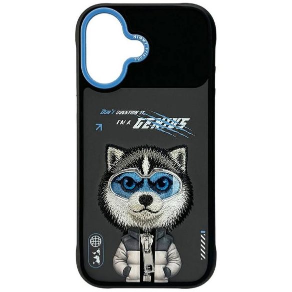 Nimmy Cool&Cute 2.0 Wolf tok iPhone 17-hez fekete