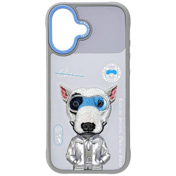 Nimmy Cool&Cute 2.0 kutyás tok iPhone 17 szürke