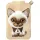 Nimmy New Big Eyed Cute Pets 2.0 Cat mágneses telefon pénztárca-állvány - barna
