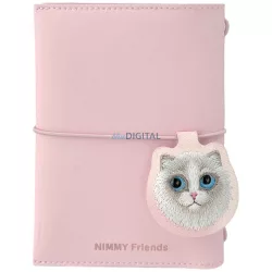   Nimmy New Big Eyed Cute Pets 2.0 Cat jegyzetfüzet + toll szett - rózsaszín