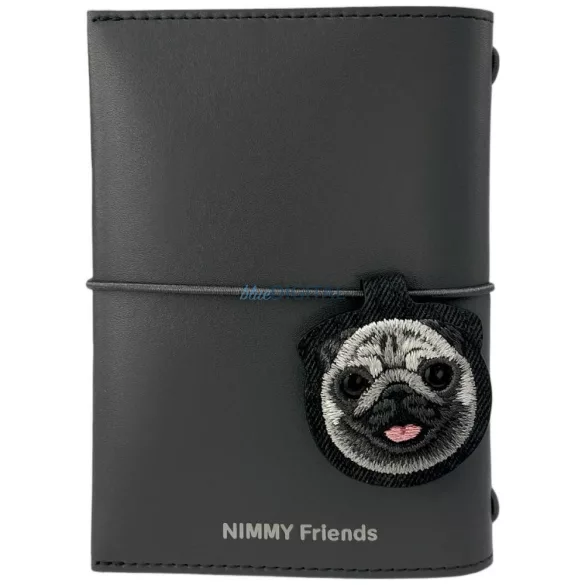 Nimmy New Big Eyed Cute Pets 2.0 Dog jegyzetfüzet + toll szett - fekete