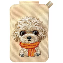   Nimmy New Big Eyed Cute Pets 2.0 Dog mágneses telefon pénztárca-állvány - barna