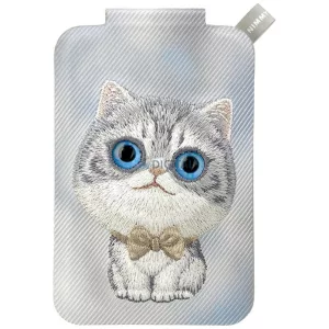 Nimmy New Big Eyed Cute Pets 2.0 Cat mágneses telefon pénztárca-állvány - szürke