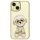 Nimmy Glasses Cool Dog tok iPhone 15 - bézs Nimmy Glasses Cool Dog tok iPhone 15 - bézs