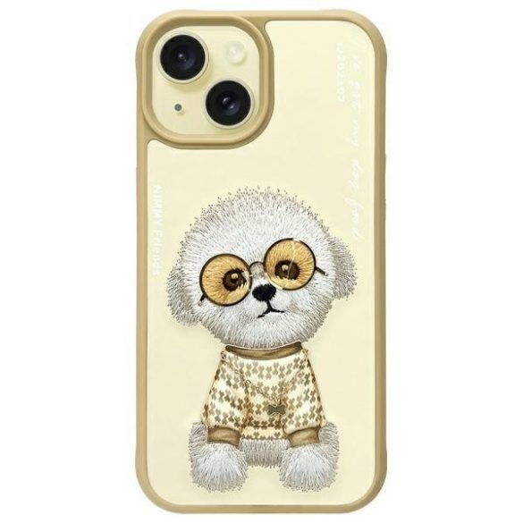 Nimmy Glasses Cool Dog tok iPhone 15 - bézs